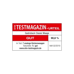 GASTROBACK Classic Waage 2 kg Discount
