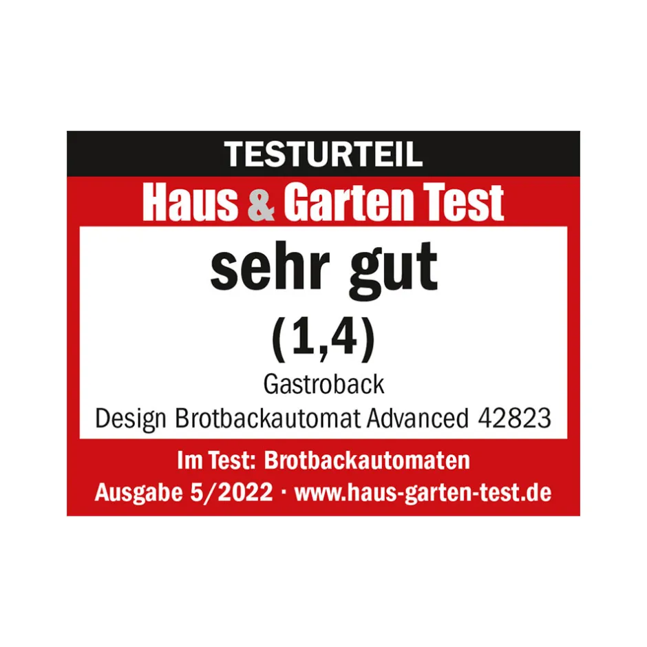 GASTROBACK Design Brotbackautomat Advanced Hot