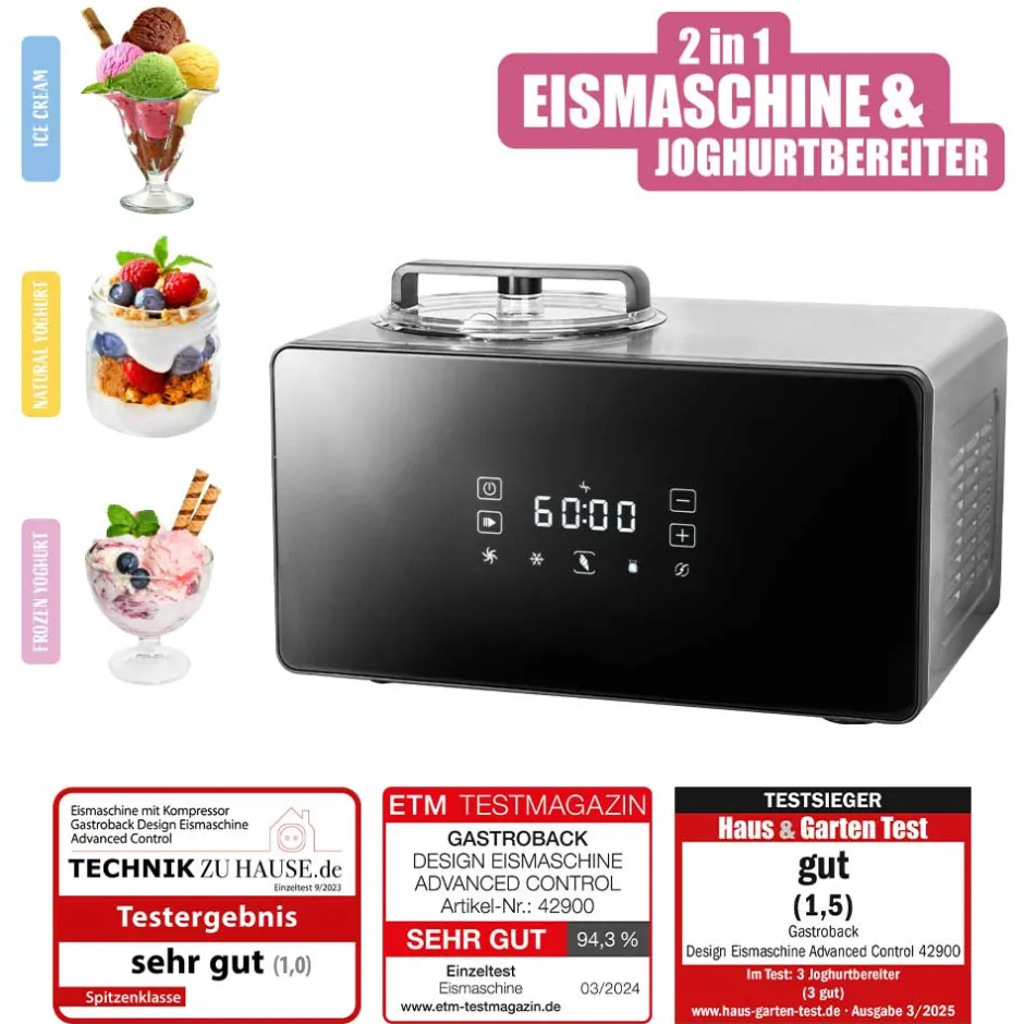 GASTROBACK Design Eismaschine Advanced Control Clearance