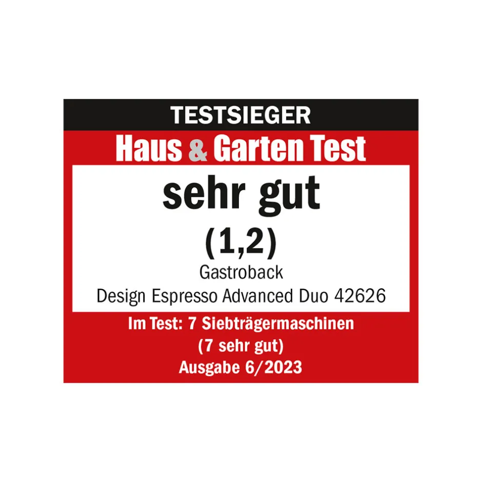 GASTROBACK Design Espresso Advanced Duo Hot