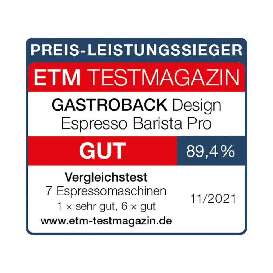 GASTROBACK Design Espresso Barista Pro Clearance