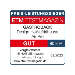 GASTROBACK Design Heißluftfritteuse Air Pro Hot
