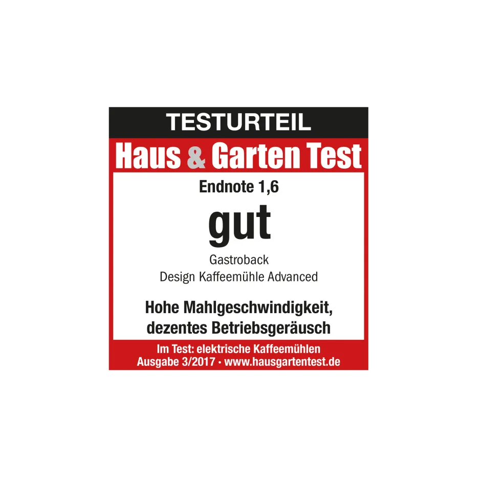 GASTROBACK Design Kaffeemühle Advanced Hot