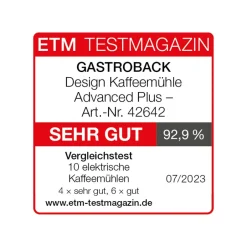 GASTROBACK Design Kaffeemühle Advanced Plus