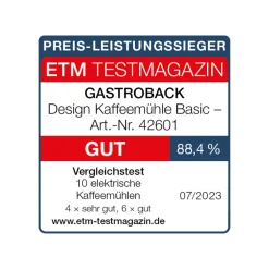 GASTROBACK Design Kaffeemühle Basic Outlet