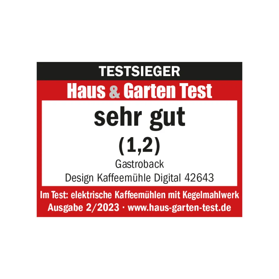 GASTROBACK Design Kaffeemühle Digital Best