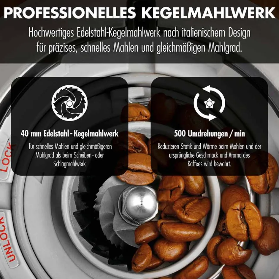 GASTROBACK Design Kaffeemühle Pro Touch 30 Best