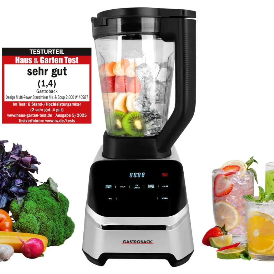 GASTROBACK Design Multi-Power Standmixer Mix & Soup 2.000 W Clearance