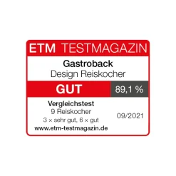 GASTROBACK Design Reiskocher Hot