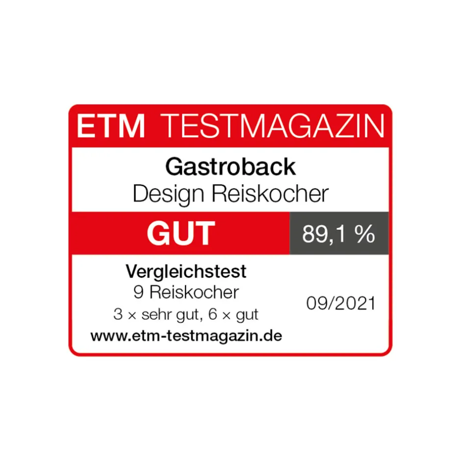 GASTROBACK Design Reiskocher Hot