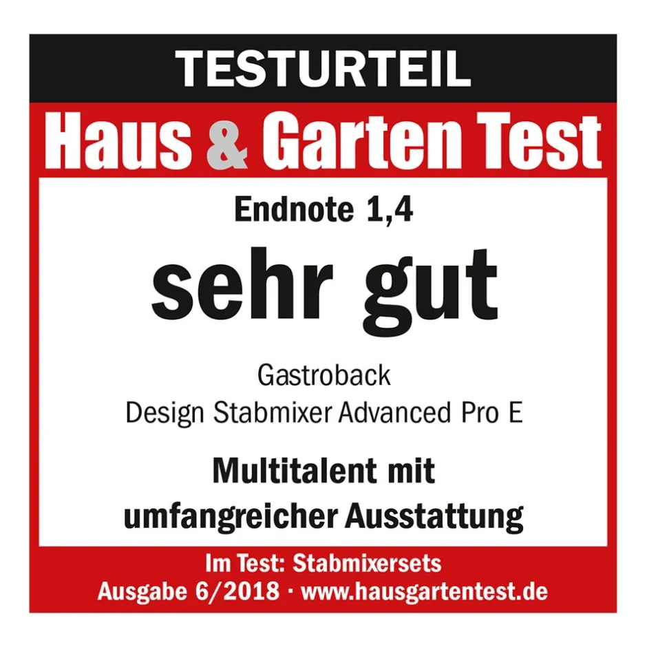 GASTROBACK Design Stabmixer Advanced Pro E Outlet
