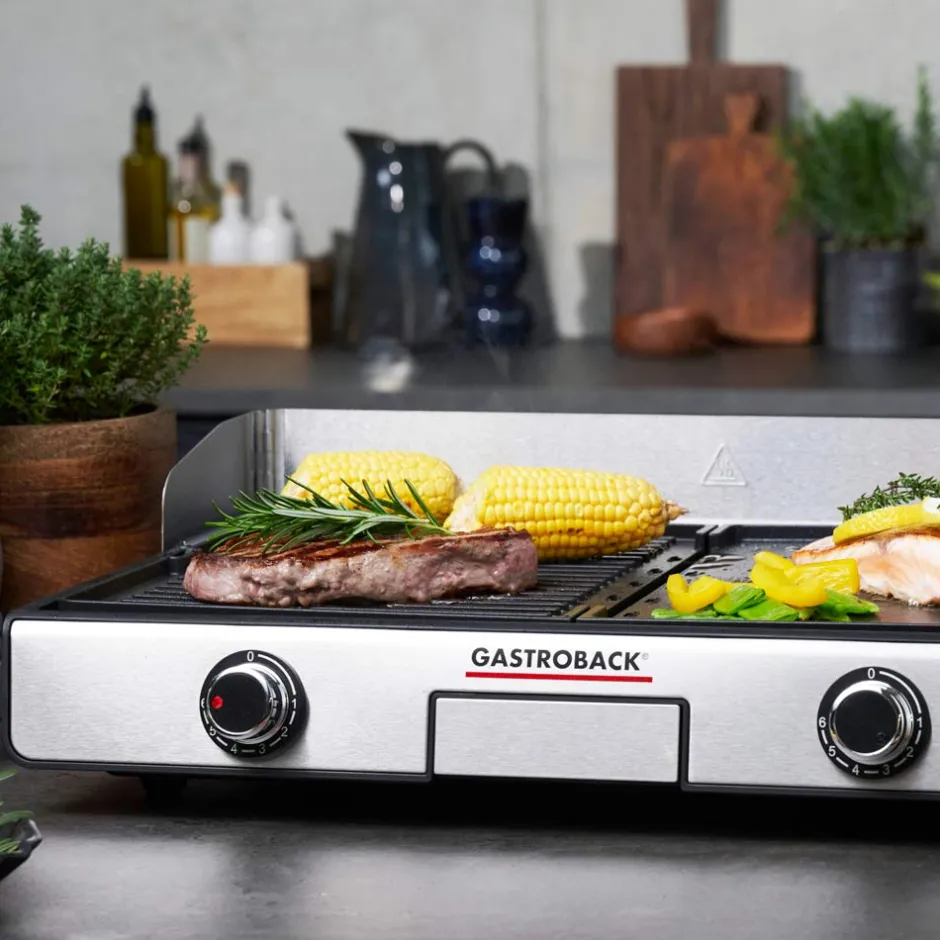 GASTROBACK Design Tischgrill Plancha & BBQ Hot