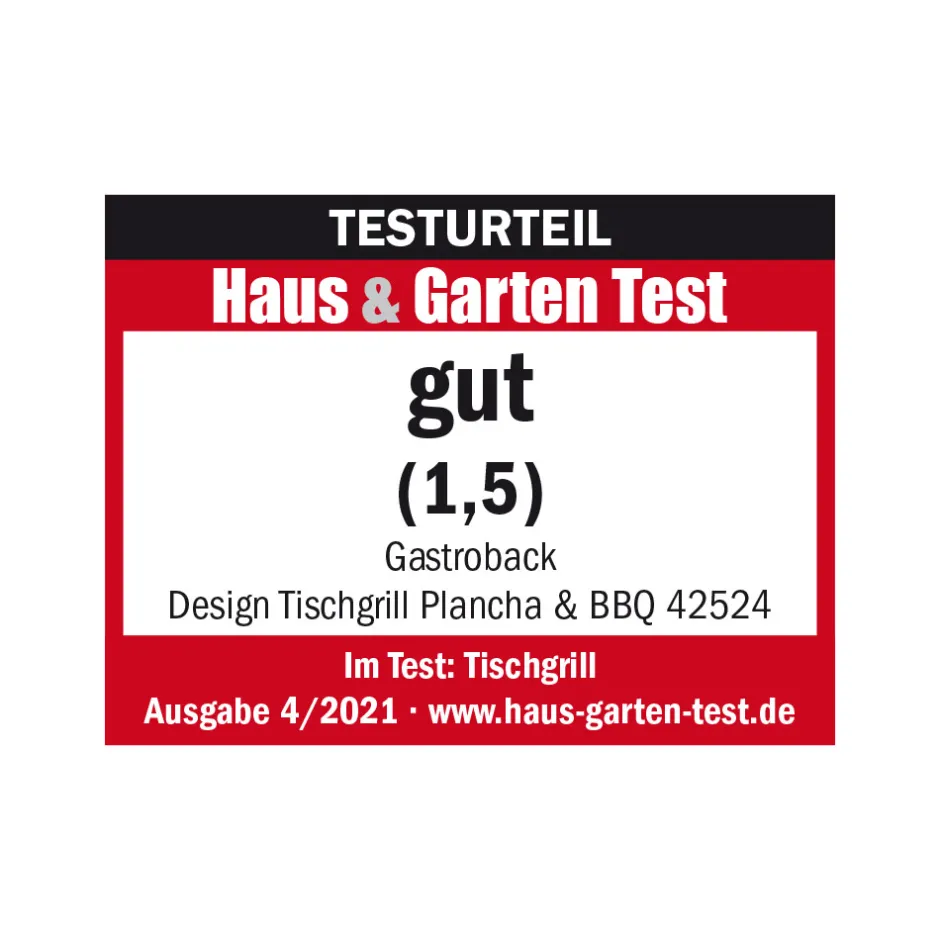 GASTROBACK Design Tischgrill Plancha & BBQ Hot