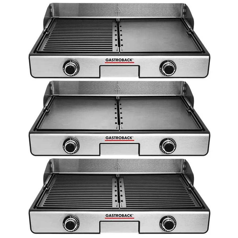 GASTROBACK Design Tischgrill Plancha & BBQ Hot