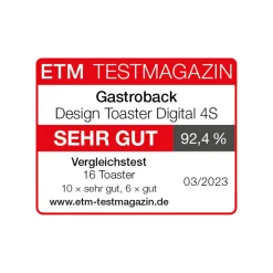 GASTROBACK Design Toaster Digital 4S Outlet