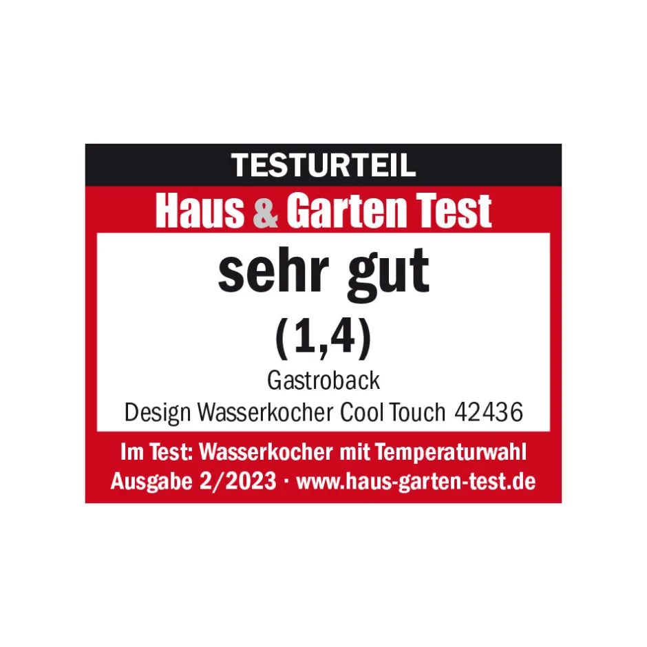 GASTROBACK Design Wasserkocher Cool Touch Online