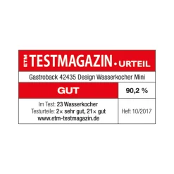 GASTROBACK Design Wasserkocher Mini New