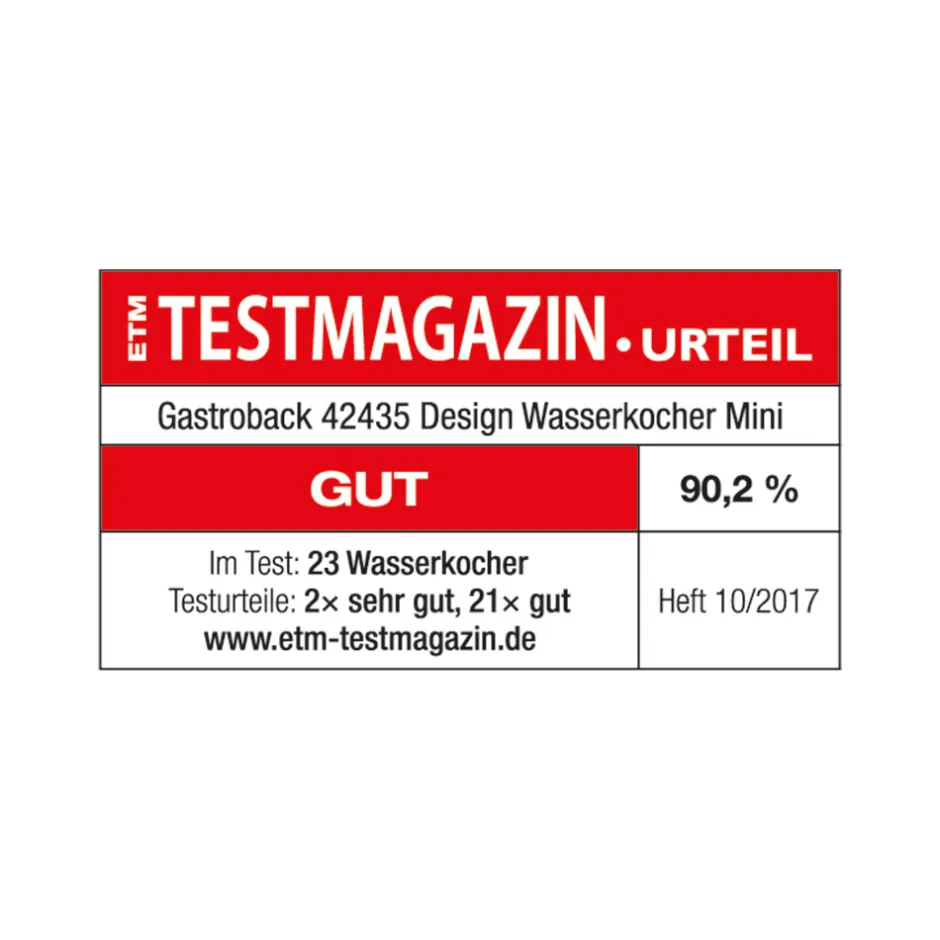 GASTROBACK Design Wasserkocher Mini New