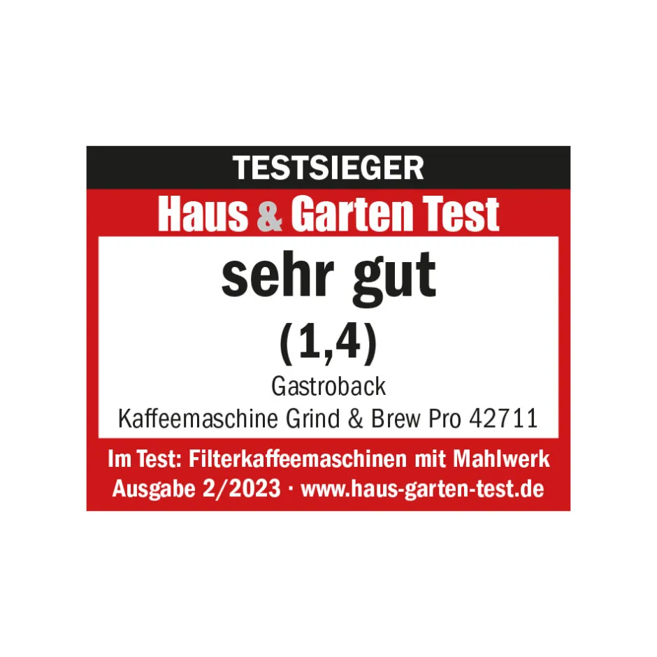 GASTROBACK Kaffeemaschine Grind & Brew Pro Best