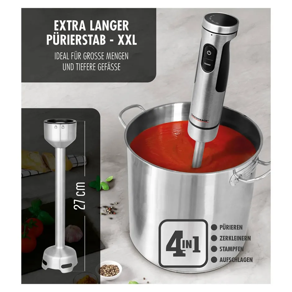 GASTROBACK Powermix Stabmixer Professional 1.500W Outlet