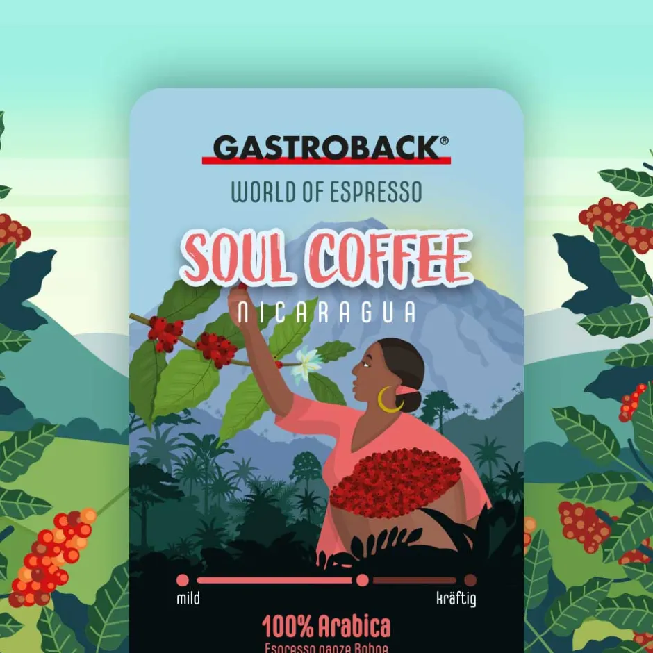 GASTROBACK SOUL COFFEE - 500 g - Espresso Hot
