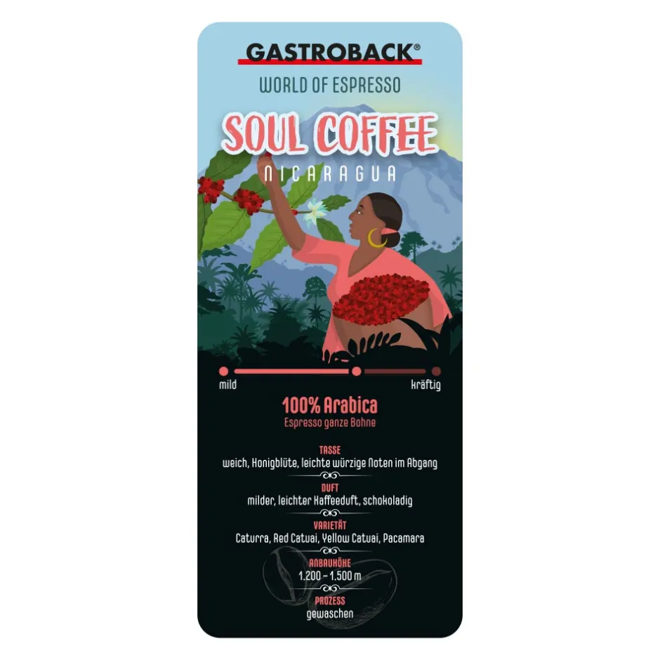 GASTROBACK SOUL COFFEE - 500 g - Espresso Hot