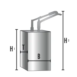 GASTROBACK VCRS-DU-3,5 kompl. mit Behälter _ mit Haltepunkten Outlet