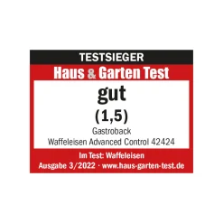 GASTROBACK Waffeleisen Advanced Control Outlet
